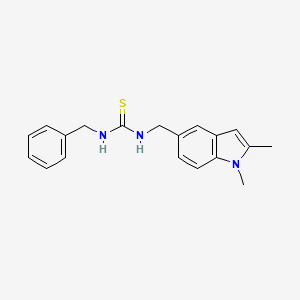 1-[(1,2-Dimethyl-5-indolyl)methyl]-3-(phenylmethyl)thiourea