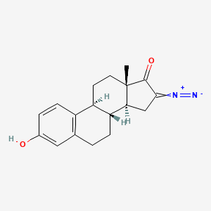 molecular formula C18H20N2O2 B1231464 16-Diazoestrone CAS No. 41164-31-2
