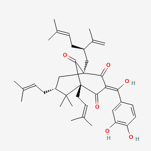molecular formula C38H50O6 B1231482 Guttiferone F 