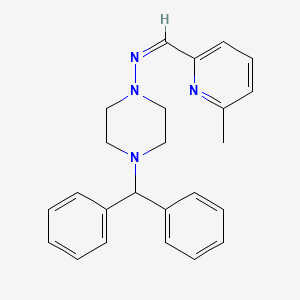 molecular formula C24H26N4 B1231491 Ropazine 