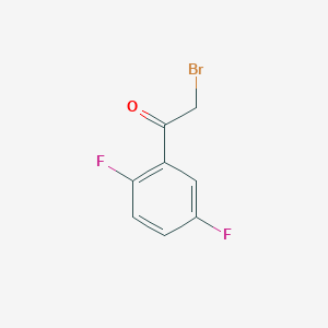 molecular formula C8H5BrF2O B123150 2-Bromo-1-(2,5-difluorophenyl)ethanone CAS No. 258513-41-6