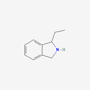 molecular formula C10H13N B12315033 1-ethyl-2,3-dihydro-1H-isoindole 