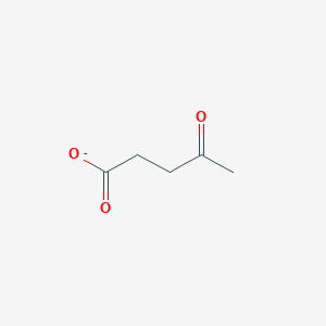 molecular formula C5H7O3- B1231505 4-Oxopentanoate 