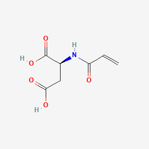 molecular formula C7H9NO5 B12315085 2-(Prop-2-enamido)butanedioic acid CAS No. 70714-77-1