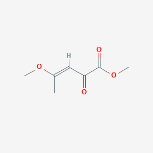 molecular formula C7H10O4 B12315086 Methyl 4-methoxy-2-oxopent-3-enoate 