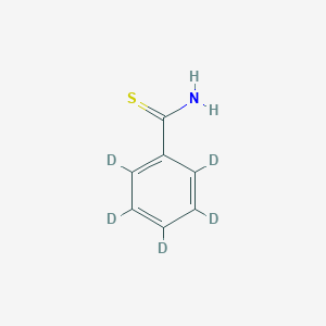 molecular formula C7H7NS B12315257 Benzothioamide-d5 