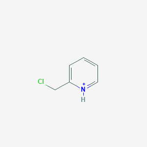 molecular formula C6H7ClN+ B1231530 2-(Chloromethyl)pyridinium 