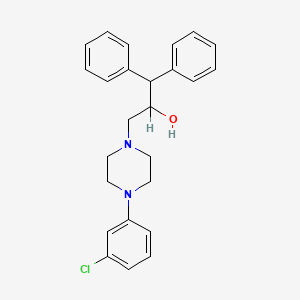 molecular formula C25H27ClN2O B1231536 BRL-15572 CAS No. 734517-40-9