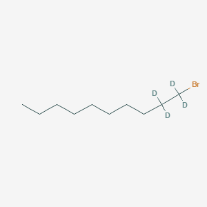 molecular formula C10H21Br B12315415 1-Bromodecane-d4 