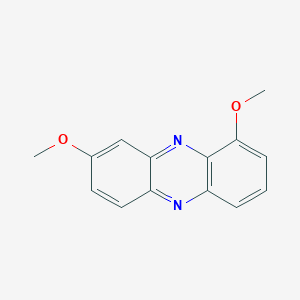 molecular formula C14H12N2O2 B1231544 1,8-Dimethoxyphenazine CAS No. 14265-35-1