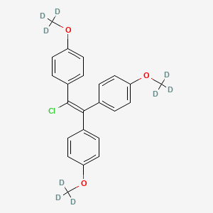 molecular formula C23H21ClO3 B12315470 Chlorotrianisene-d9 