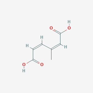 molecular formula C7H8O4 B1231583 3-Methyl-cis,cis-muconic acid 