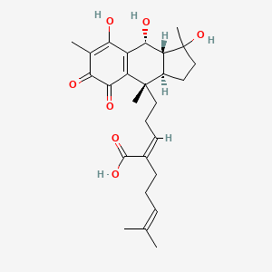 molecular formula C27H36O7 B1231586 Pycnanthuquinone A 