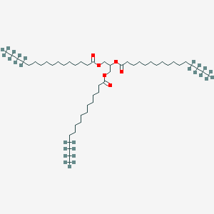 molecular formula C51H98O6 B12315864 Propane-1,2,3-triyl tripalmitate-d27 