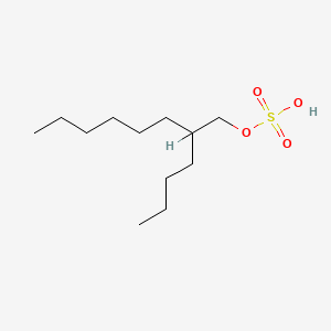 molecular formula C12H26O4S B1231591 2-Butyloctyl hydrogen sulfate 