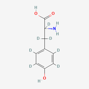 molecular formula C9H11NO3 B12316010 D-Tyrosine-d7 