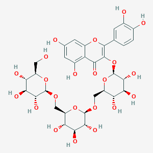 molecular formula C33H40O22 B1231605 Moracetin 