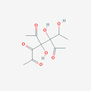 molecular formula C11H16O7 B12316117 1,2,3-Tri-o-acetyl-5-deoxy-d-ribose 