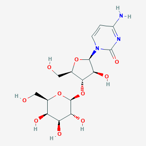 molecular formula C15H23N3O10 B123162 3'-O-Galactopyranosylcytarabine CAS No. 155603-72-8