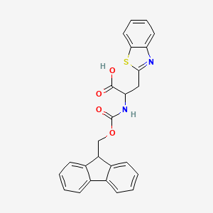 molecular formula C25H20N2O4S B12316279 Fmoc-L-Ala(Bth)-OH 