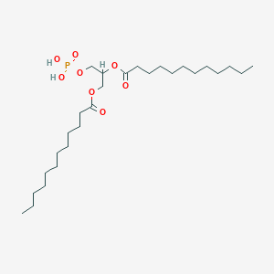 molecular formula C27H53O8P B1231632 Dilauroylphosphatidic acid 