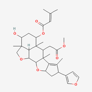 molecular formula C32H42O8 B12316368 2',3'-Dehydrosalannol 