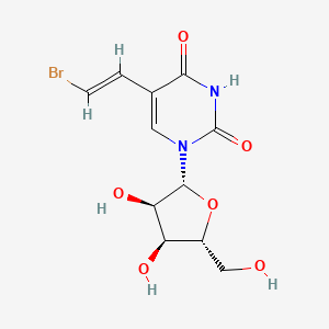 molecular formula C11H13BrN2O6 B1231659 5-(2-Bromovinyl)uridine 