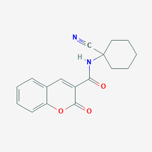 N-(1-cyanocyclohexyl)-2-oxo-1-benzopyran-3-carboxamide