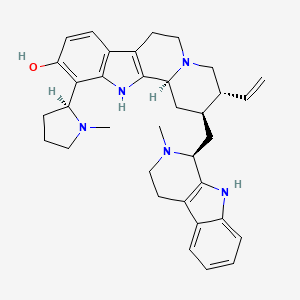 molecular formula C35H43N5O B1231663 Isostrychnopentamine A 