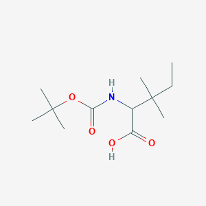molecular formula C12H23NO4 B12316663 Boc-l-beta-methylisoleucine 