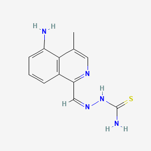 [(Z)-(5-amino-4-methylisoquinolin-1-yl)methylideneamino]thiourea