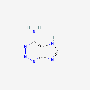 molecular formula C4H4N6 B1231670 2-Azaadenine CAS No. 2308-56-7