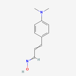 N-[3-[4-(dimethylamino)phenyl]prop-2-enylidene]hydroxylamine