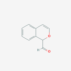 molecular formula C10H8O2 B123168 1H-isochromene-1-carbaldehyde CAS No. 148679-89-4