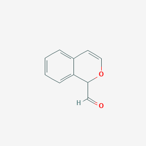 B123168 1H-2-Benzopyran-1-carboxaldehyde CAS No. 148679-89-4