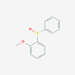 molecular formula C13H12O2S B12317028 (R)-1-Methoxy-2-(phenylsulfinyl)benzene 