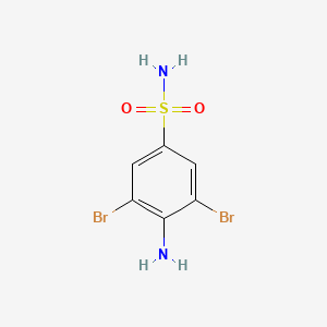 B1231704 4-Amino-3,5-dibromobenzenesulfonamide CAS No. 39150-45-3