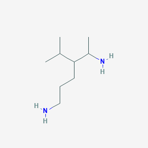 molecular formula C9H22N2 B123171 4-Isopropyl-1,5-hexanediamine CAS No. 149963-21-3