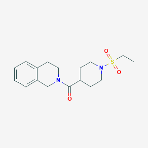 3,4-dihydro-1H-isoquinolin-2-yl-(1-ethylsulfonyl-4-piperidinyl)methanone