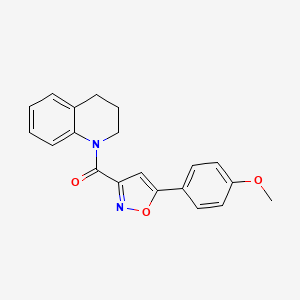 3,4-dihydro-2H-quinolin-1-yl-[5-(4-methoxyphenyl)-3-isoxazolyl]methanone