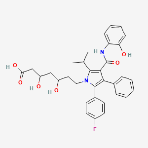 molecular formula C33H35FN2O6 B1231718 Orthohydroxyatorvastatin 