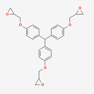 molecular formula C28H28O6 B1231732 Triphenylolmethane triglycidyl ether CAS No. 43224-82-4