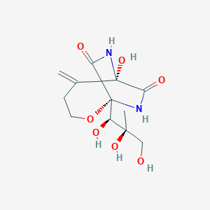 (1R,6S)-6-hydroxy-5-methylidene-1-[(1R,2S)-1,2,3-trihydroxy-2-methylpropyl]-2-oxa-7,9-diazabicyclo[4.2.2]decane-8,10-dione