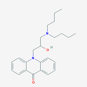 10-[3-(Dibutylamino)-2-hydroxypropyl]-9-acridinone