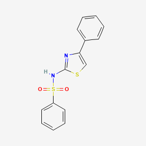 N-(4-phenyl-1,3-thiazol-2-yl)benzenesulfonamide
