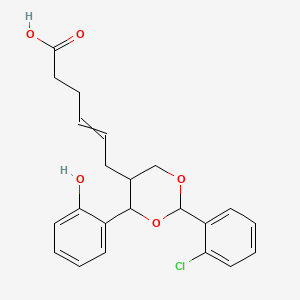 6-[2-(2-Chlorophenyl)-4-(2-hydroxyphenyl)-1,3-dioxan-5-yl]-4-hexenoic acid