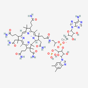 molecular formula C72H101CoN18O20P2 B1231784 Vitamin B12 coenzyme 5'-phosphate CAS No. 39044-48-9