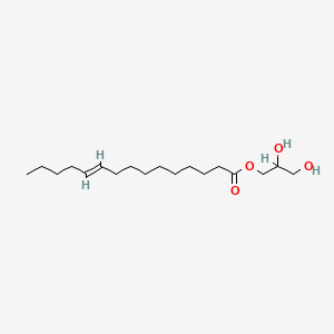molecular formula C18H34O4 B1231788 Monopentadecenoin CAS No. 129581-35-7