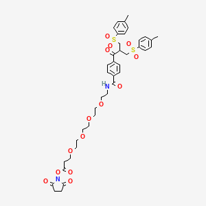 molecular formula C40H48N2O14S2 B12317901 Bis-sulfone-PEG4-NHS Ester 