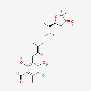 molecular formula C23H31ClO5 B1231791 Ascofuranol CAS No. 51759-79-6